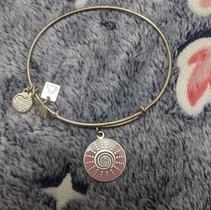Alex and Ani Pink Spiral Sun Bracelet